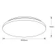 Plafoniera ZERO CCT 8695 Mantra LED, Alb, Spania