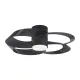 Plafoniera cu ventilator ROSE 8706 Mantra LED, Negru, Spania