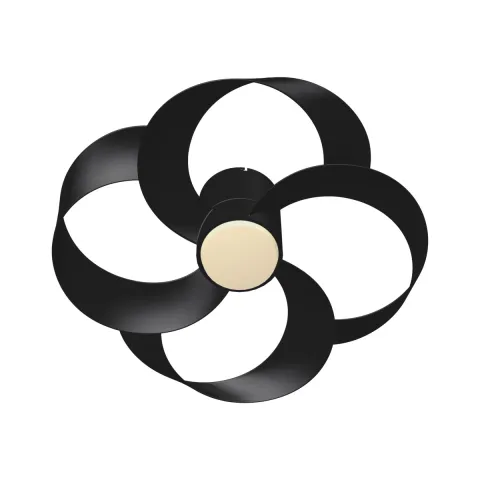 Plafoniera cu ventilator ROSE 8706 Mantra LED, Negru, Spania