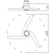 Plafoniera cu ventilator GROENLAND 8710 Mantra LED, Alb, Spania
