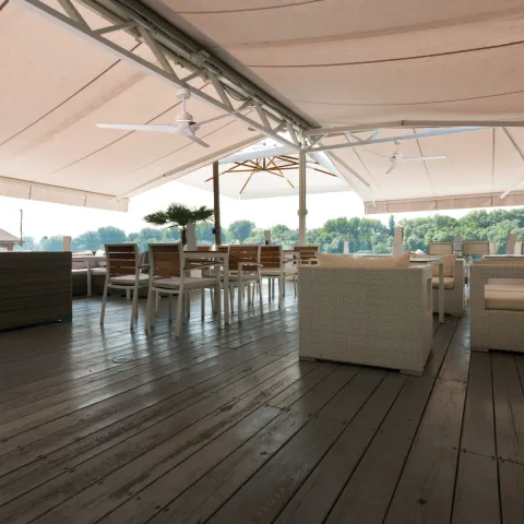 Plafoniera cu ventilator BRISA MINI 8726 Mantra LED, Alb, Spania