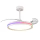 Plafoniera cu ventilator RAFAGA 8727 Mantra LED, Alb, Spania