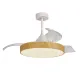 Plafoniera cu ventilator ALASKA 8753 Mantra LED, Lemn, Spania