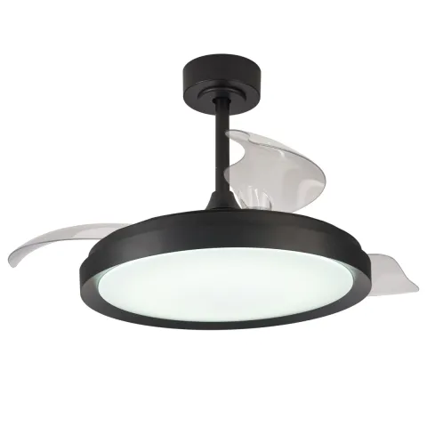Plafoniera cu ventilator MISTRAL 8828 Mantra LED, Negru, Spania