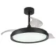 Plafoniera cu ventilator MISTRAL 8828 Mantra LED, Negru, Spania