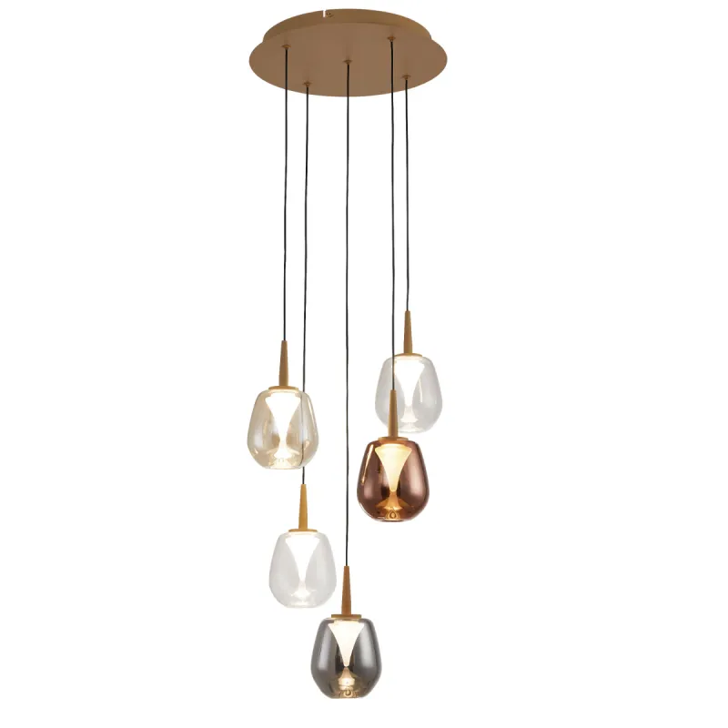 Baza Suspensie ANDROMEDA 8932 Mantra LED, Auriu, Spania