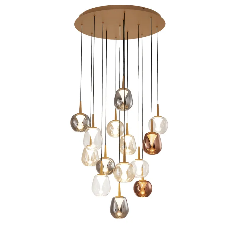 Baza Suspensie ANDROMEDA 8935 Mantra LED, Auriu, Spania