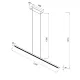 Suspensie LINEAL 8955 Mantra LED, Auriu, Spania