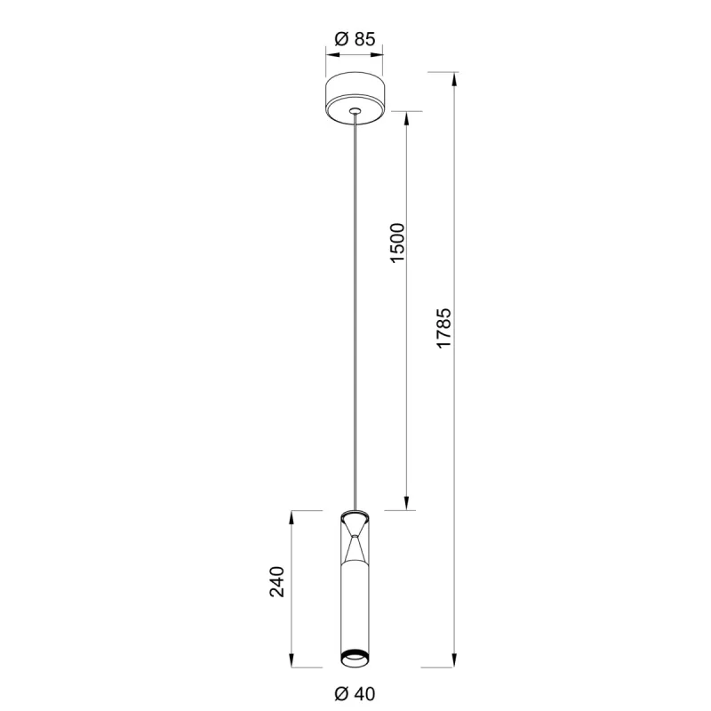 Pendul SPARK 8967 Mantra LED, Gri, Spania