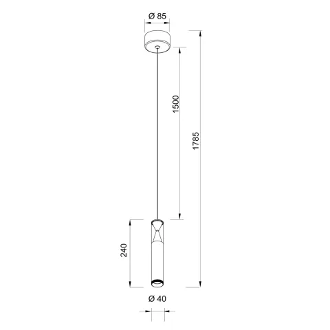 Pendul SPARK 8969 Mantra LED, Auriu, Spania