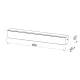 Aplica ELEGANCE 9015 Mantra LED, Gri, Spania