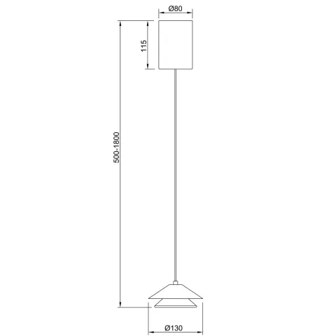 Pendul PICCOLA 9033 Mantra LED, Negru, Spania