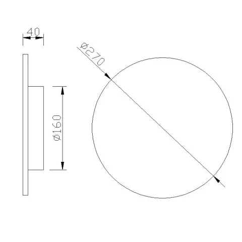 Aplica BORA BORA C0129 Mantra LED, Alb, Spania