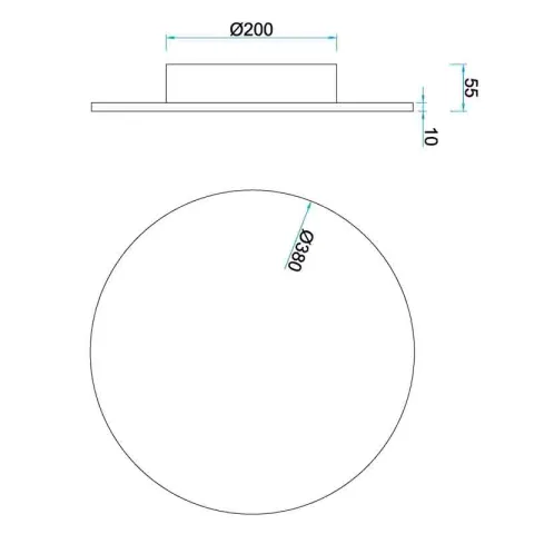 Aplica BORA BORA C0130 Mantra LED, Alb, Spania
