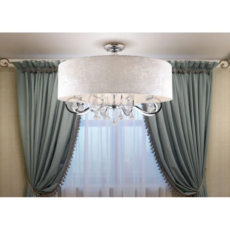 Lustra Plafon AMSTERDAM C0059 Max Light E14, Crom, Polonia