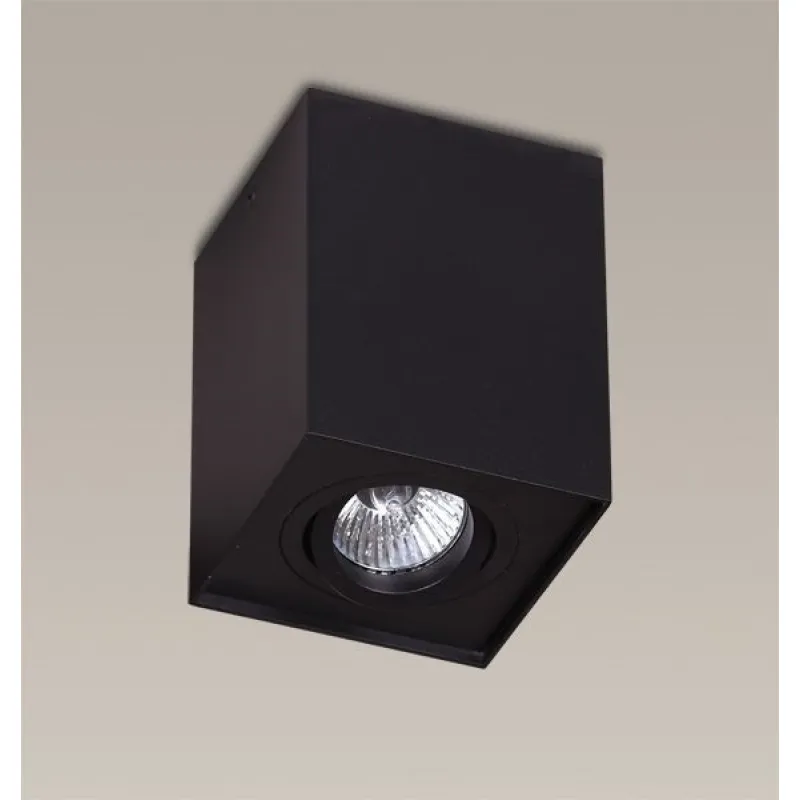 Spot Aplicat BASIC SQUARE C0071 Max Light GU10, Negru, Polonia