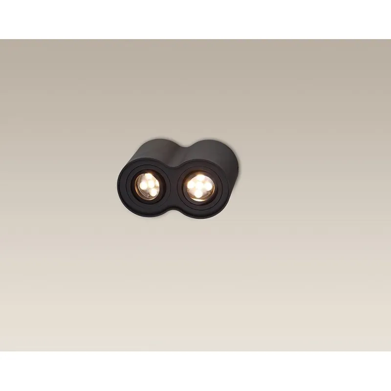 Spot Aplicat BASIC ROUND C0086 Max Light GU10, Negru, Polonia