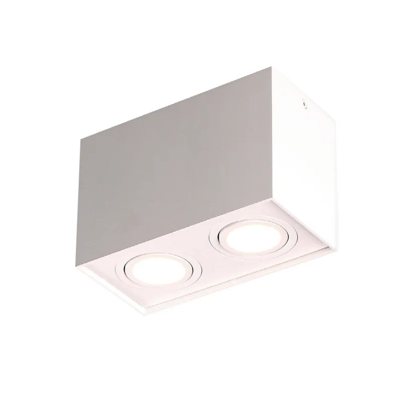 Spot Aplicat BASIC SQUARE C0088 Max Light GU10, Alb, Polonia