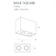 Spot Aplicat BASIC SQUARE C0088 Max Light GU10, Alb, Polonia
