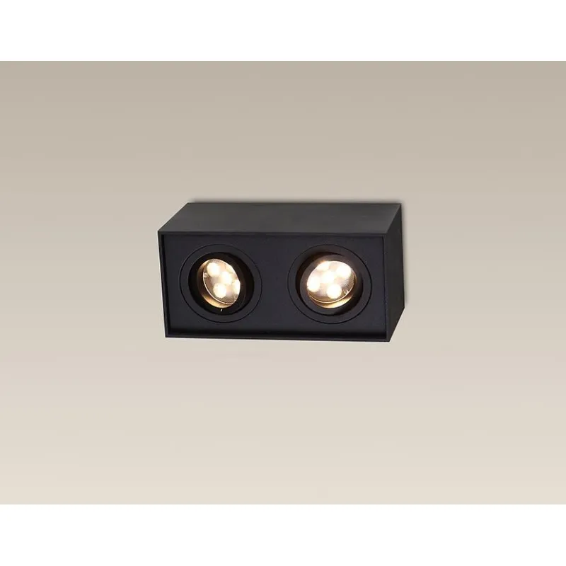 Spot Aplicat BASIC SQUARE C0089 Max Light GU10, Negru, Polonia