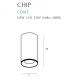 Spot Aplicat CHIP C0163 Max Light LED, Negru, Polonia