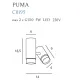 Lustra Spot PUMA C0195 Max Light GU10, Auriu, Polonia