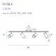 Lustra Spot PUMA C0196 Max Light GU10, Auriu, Polonia