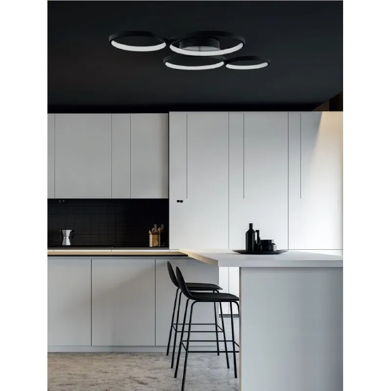 Lustra Plafon VELVET C0200 Max Light LED, Negru, Polonia