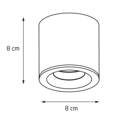 Spot Aplicat FORM C0217 Max Light GU10, Auriu, Polonia