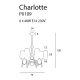 Candelabru CHARLOTTE P0109 Max Light E14, Crom, Polonia