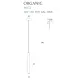 Pendul ORGANIC I P0172 Max Light LED, Crom, Polonia