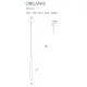Pendul ORGANIC I P0202 Max Light LED, Alb, Polonia
