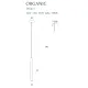 Pendul ORGANIC I P0203 Max Light LED, Negru, Polonia