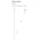 Pendul ORGANIC I P0204 Max Light LED, Auriu, Polonia