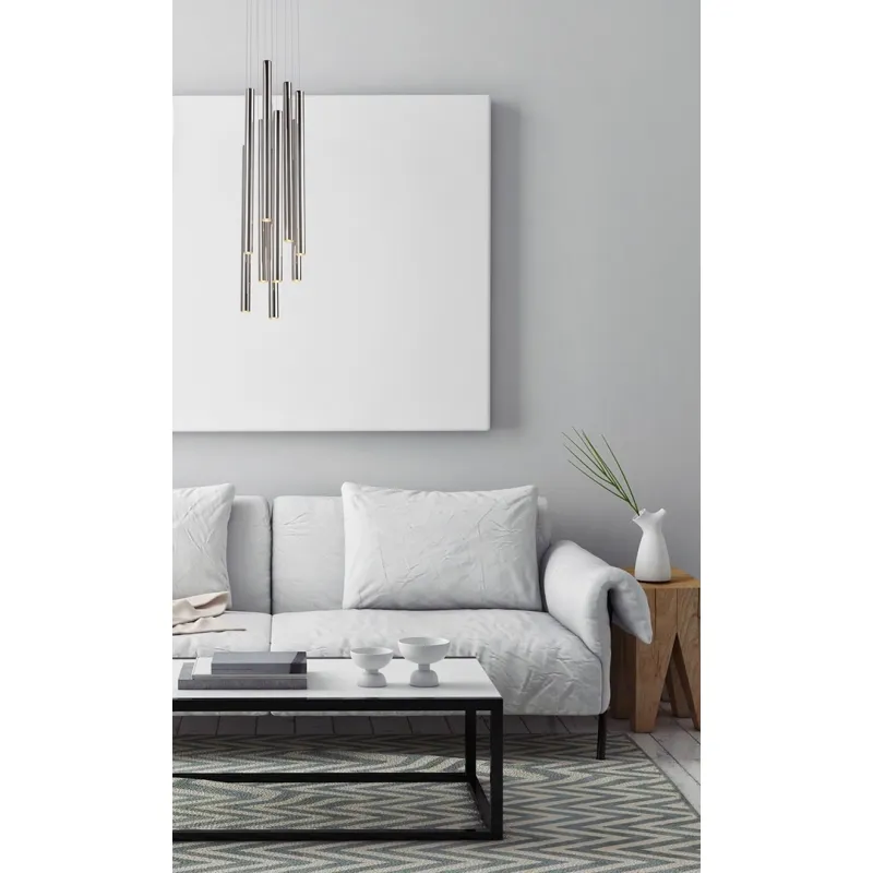 Suspensie ORGANIC Ix10 P0206D Max Light LED, Crom, Polonia