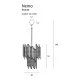 Suspensie NEMO P0339 Max Light E14, Crom, Polonia