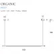 Suspensie ORGANIC P P0357D Max Light LED, Alb, Polonia