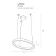 Suspensie LUXURY P0369D Max Light LED, Auriu, Polonia