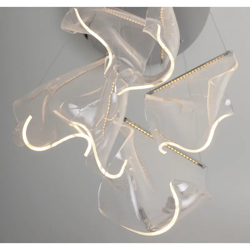 Suspensie SILK P0371D Max Light LED, Crom, Polonia