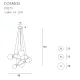 Candelabru COSMOS P0379 Max Light G9, Auriu, Polonia