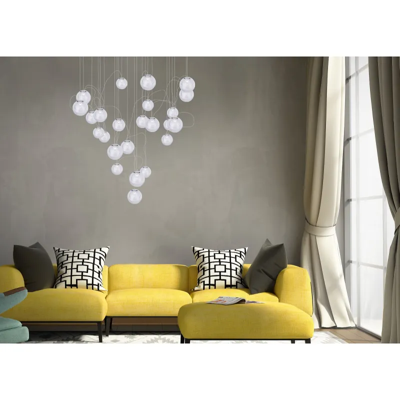 Suspensie ZOE P0386 Max Light LED, Crom, Polonia