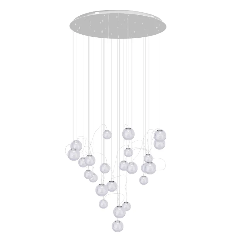 Suspensie ZOE P0386 Max Light LED, Crom, Polonia