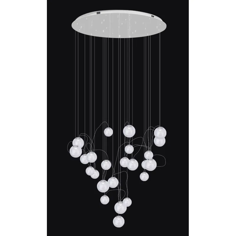 Suspensie ZOE P0386 Max Light LED, Crom, Polonia