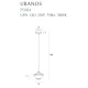 Pendul URANOS P0414 Max Light LED, Negru, Polonia