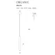 Pendul ORGANIC I P0458 Max Light LED, Cupru, Polonia