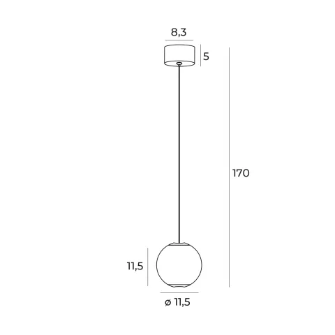 Pendul NOBILE P0478 Max Light LED, Crom, Polonia
