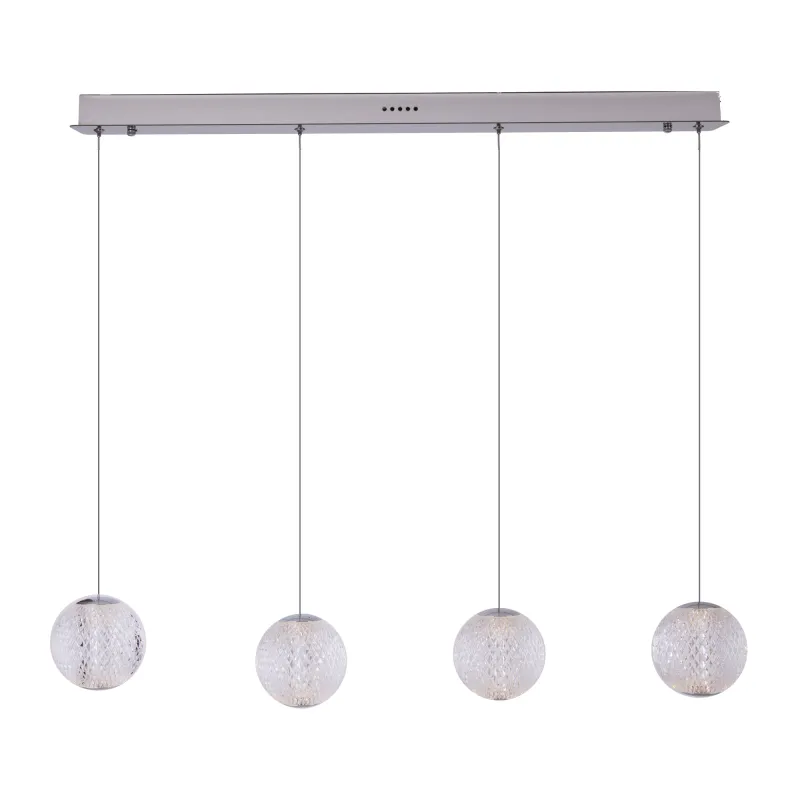 Suspensie NOBILE P0480 Max Light LED, Crom, Polonia