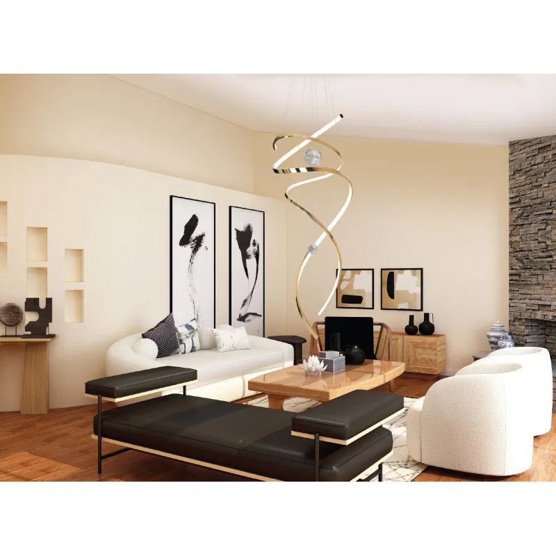 Suspensie RITZ P0500D Max Light LED, Negru, Polonia