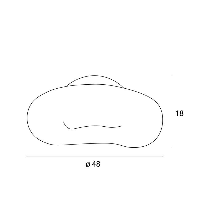 Plafoniera COCON P0538D Max Light LED, Alb, Polonia