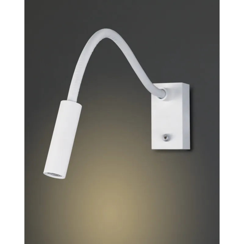 Aplica Dormitor RIDER W0047 Max Light LED, Alb, Polonia